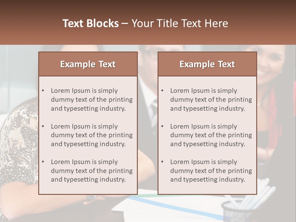 Peaceful Pensioner Standing PowerPoint Template