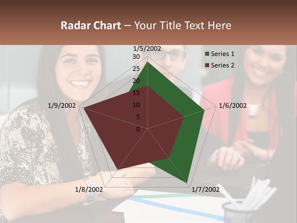 Peaceful Pensioner Standing PowerPoint Template
