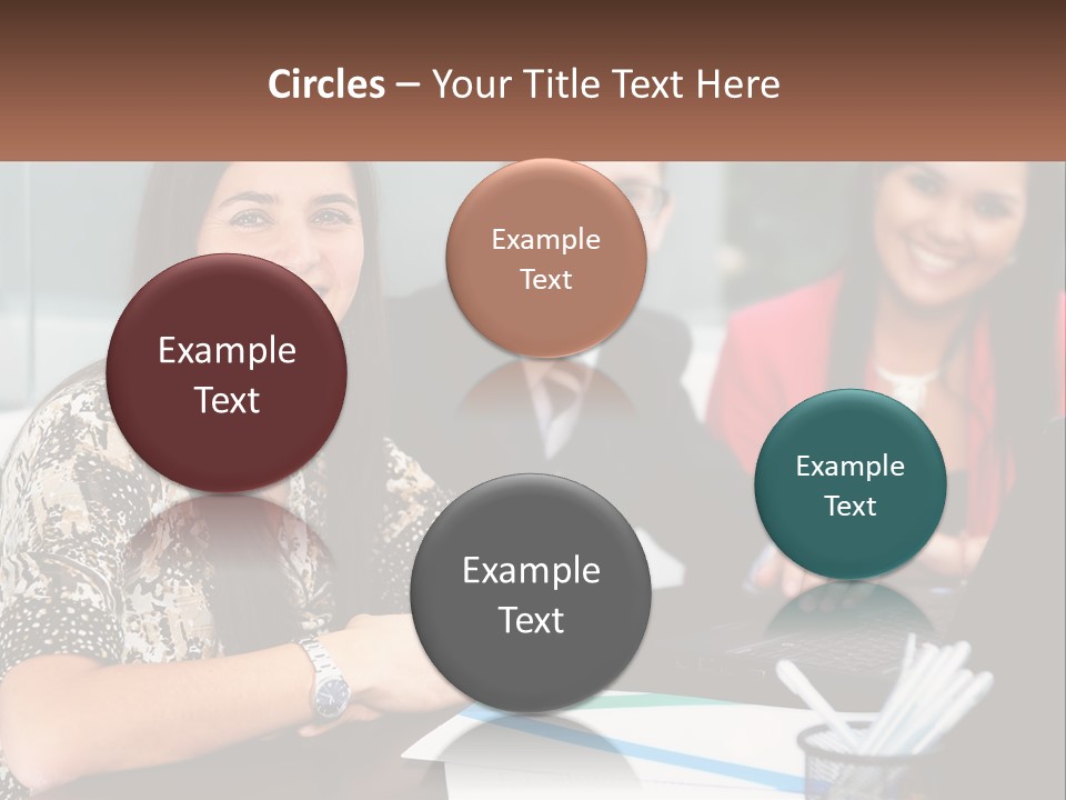 Peaceful Pensioner Standing PowerPoint Template