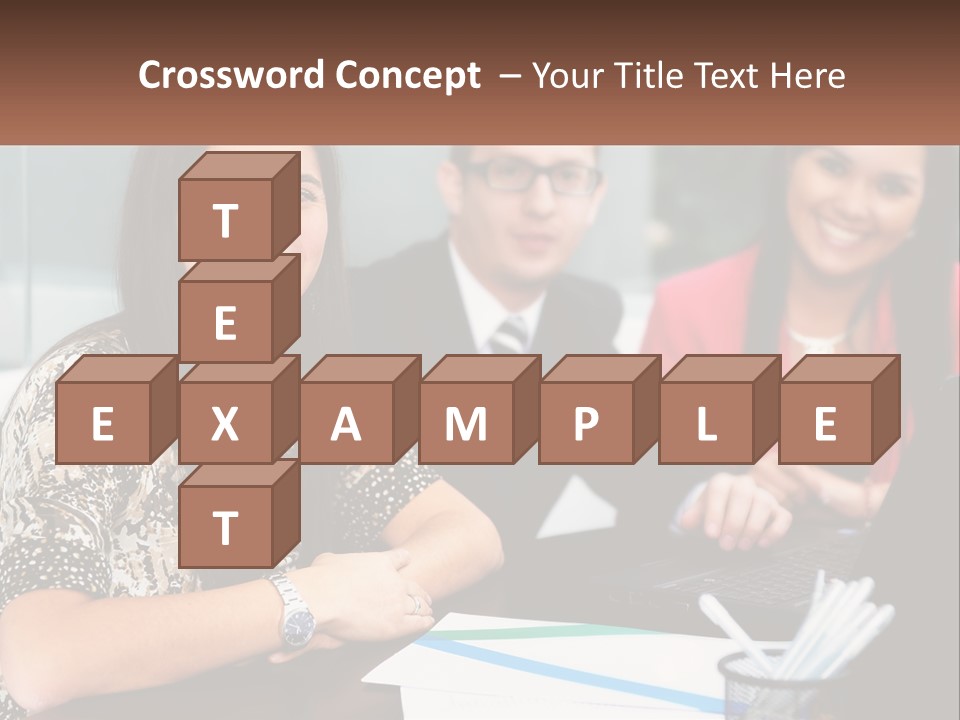 Peaceful Pensioner Standing PowerPoint Template