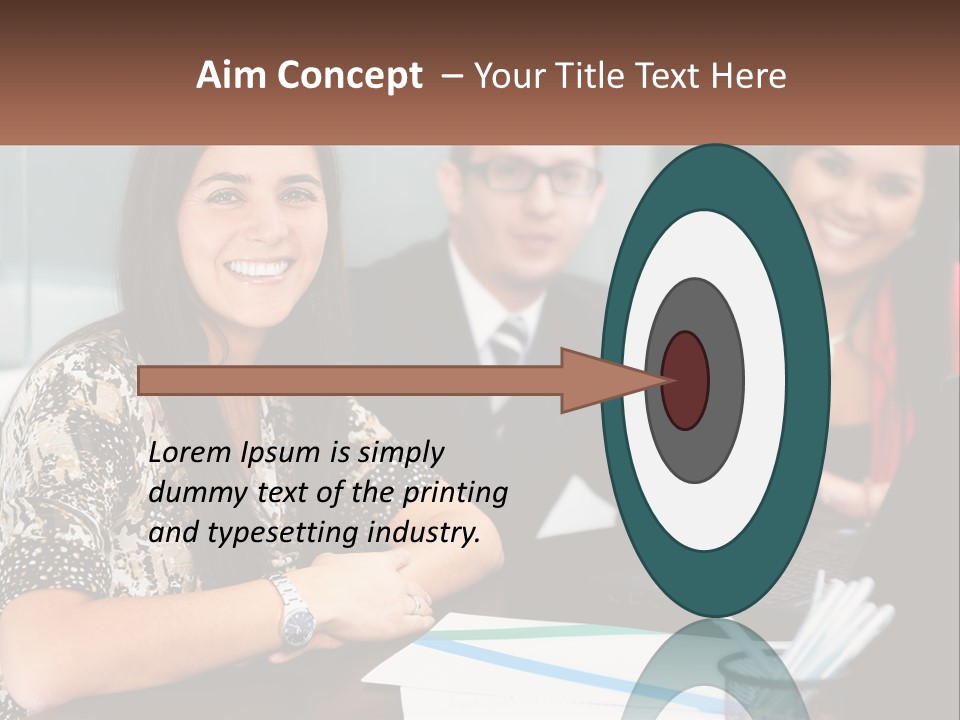 Peaceful Pensioner Standing PowerPoint Template