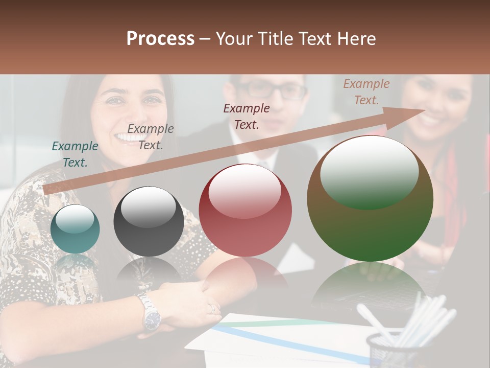 Peaceful Pensioner Standing PowerPoint Template