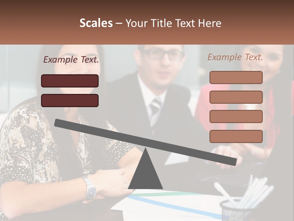 Peaceful Pensioner Standing PowerPoint Template