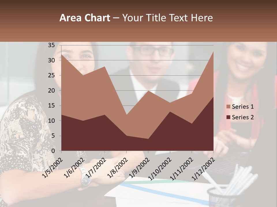 Peaceful Pensioner Standing PowerPoint Template