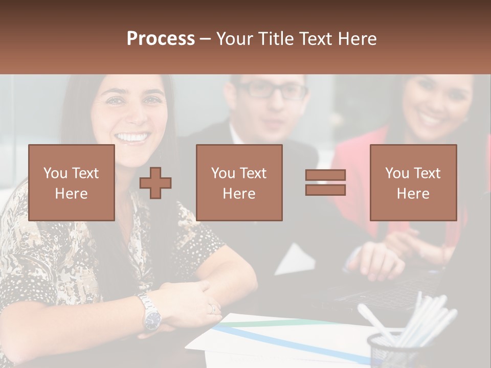 Peaceful Pensioner Standing PowerPoint Template