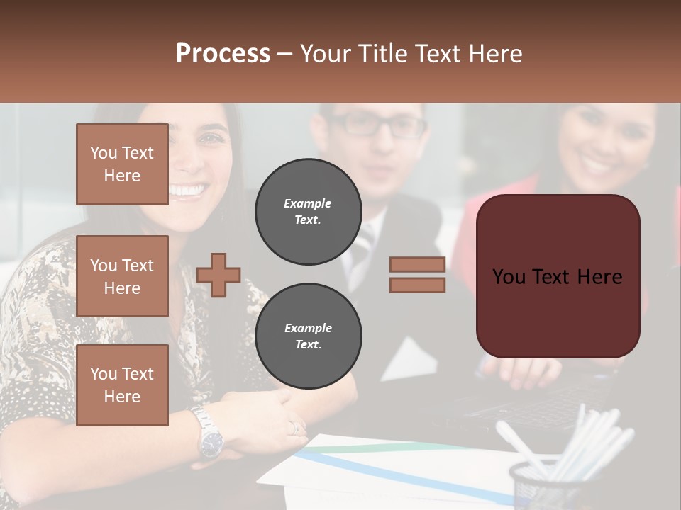 Peaceful Pensioner Standing PowerPoint Template
