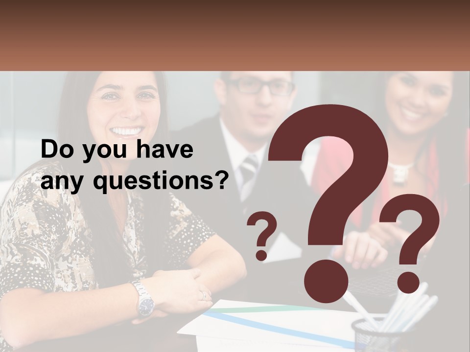 Peaceful Pensioner Standing PowerPoint Template