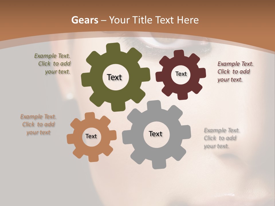 Family White Peaceful PowerPoint Template