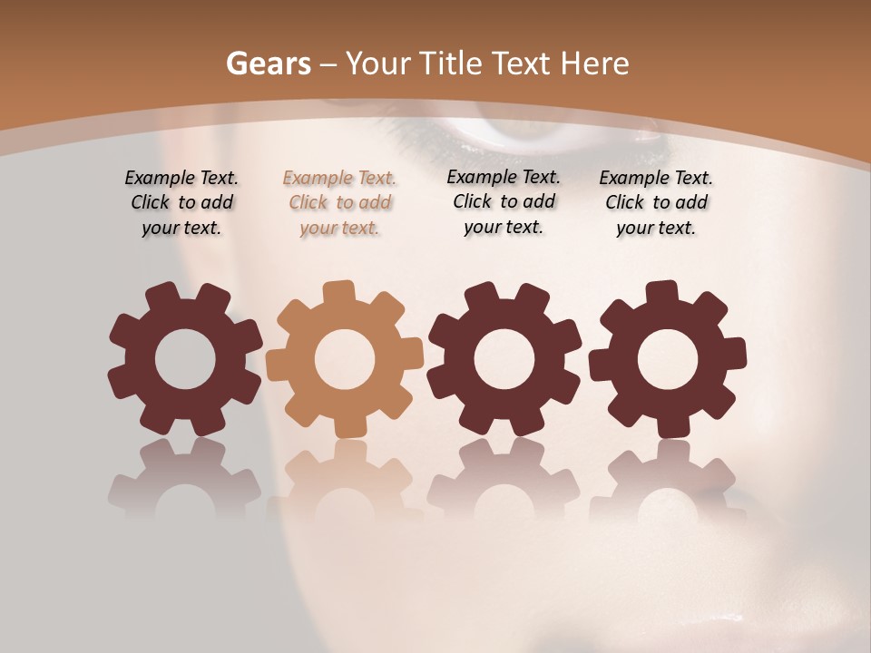 Family White Peaceful PowerPoint Template