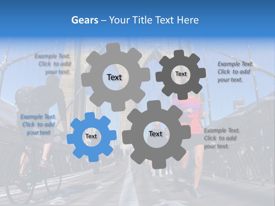 Caucasian Older Lifestyle PowerPoint Template