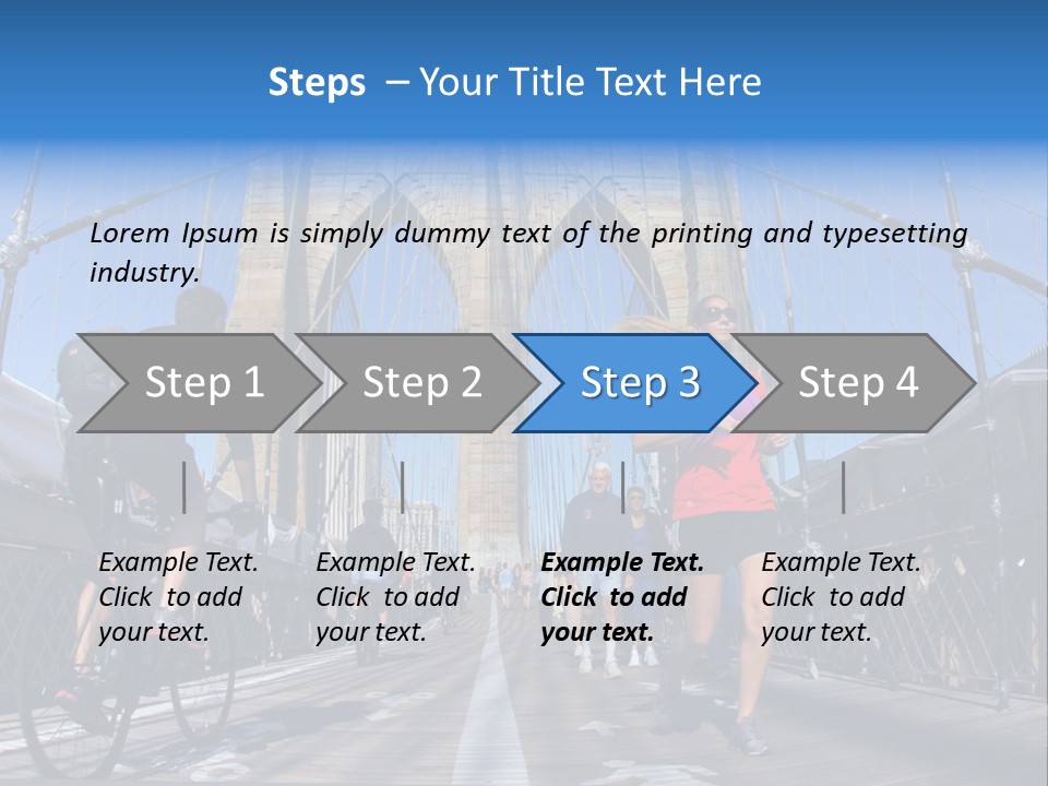 Caucasian Older Lifestyle PowerPoint Template
