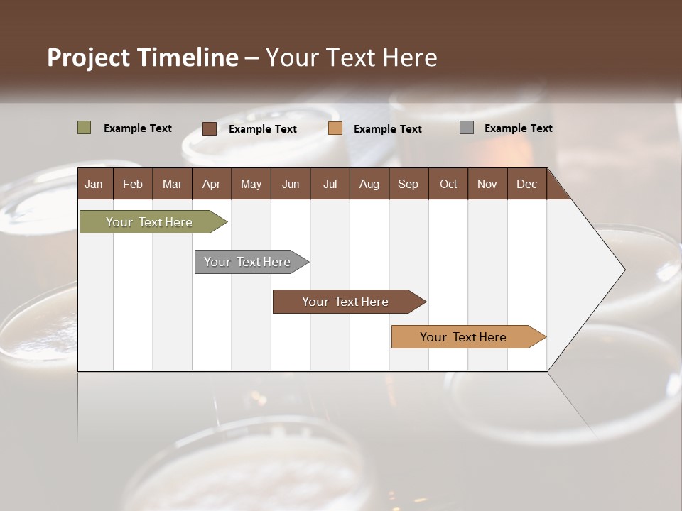 Wave Beach Retired PowerPoint Template