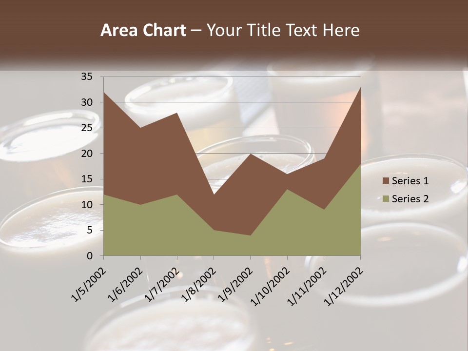 Wave Beach Retired PowerPoint Template