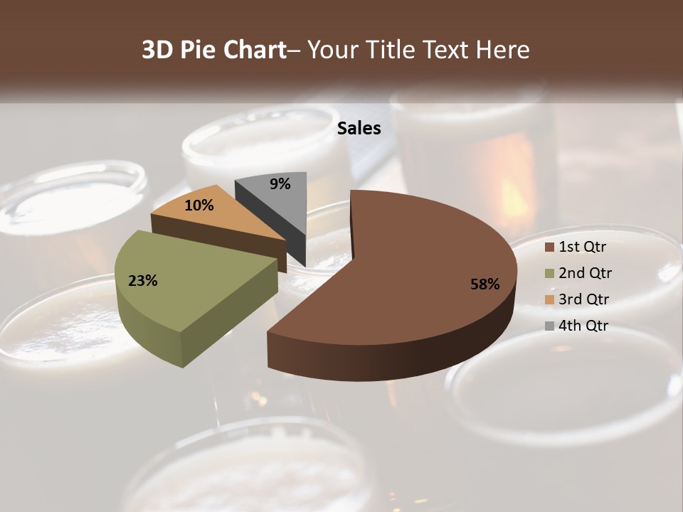 Wave Beach Retired PowerPoint Template