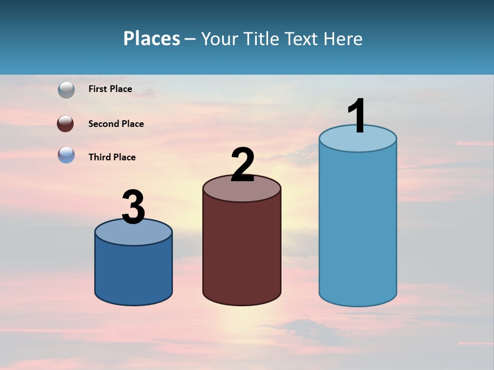 Sea Sunrise Older PowerPoint Template