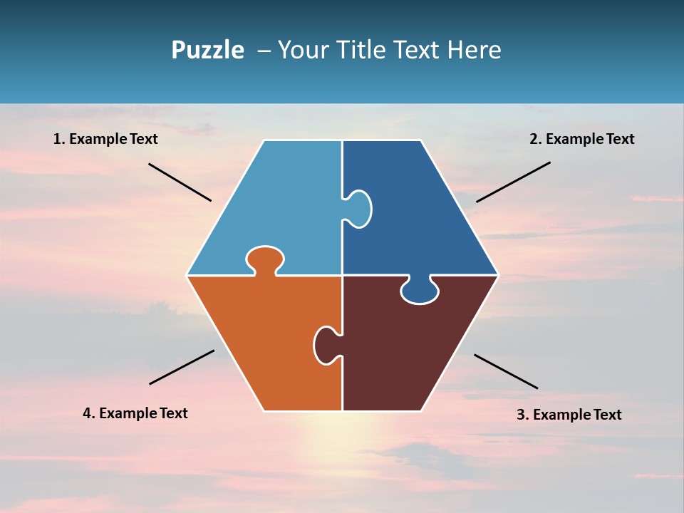 Sea Sunrise Older PowerPoint Template