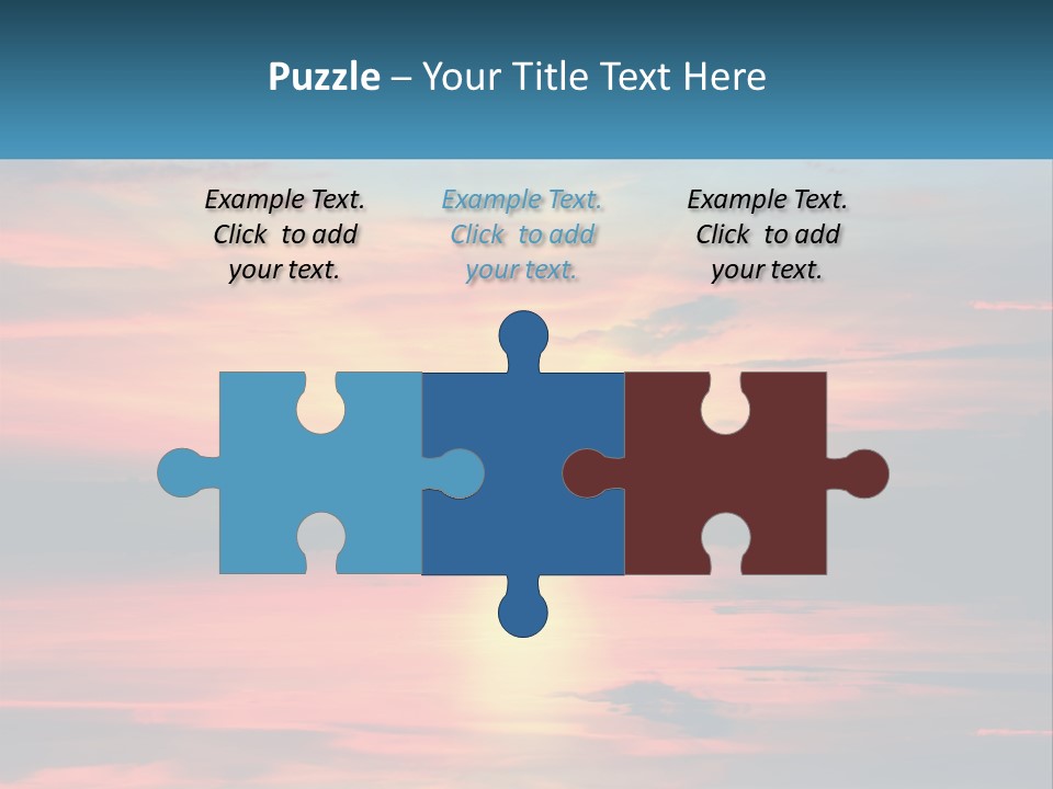 Sea Sunrise Older PowerPoint Template