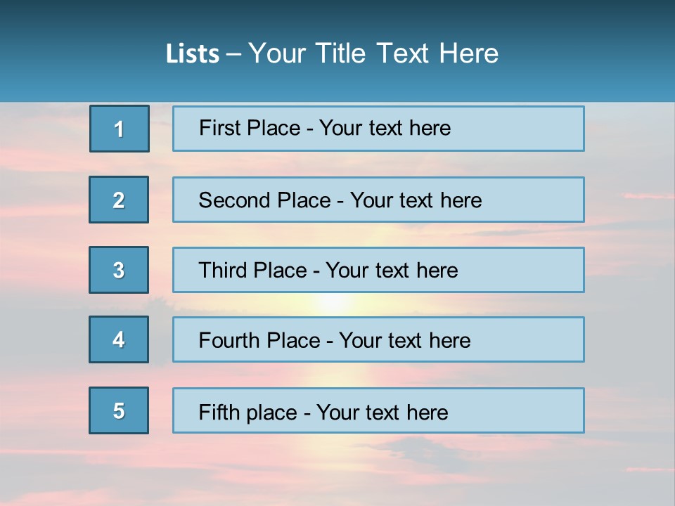 Sea Sunrise Older PowerPoint Template