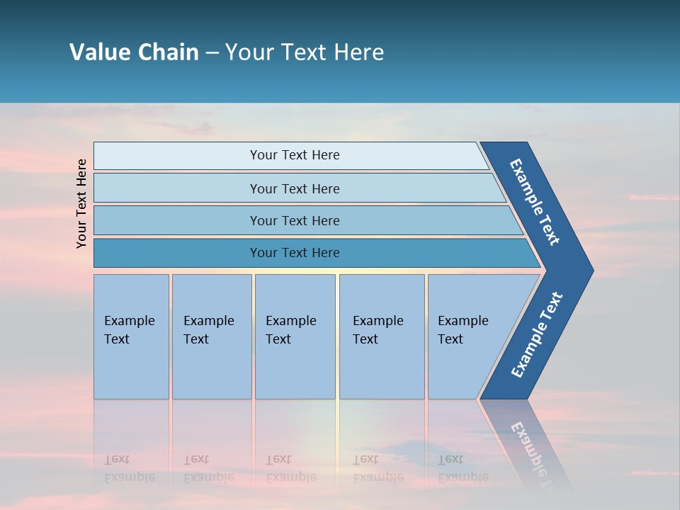 Sea Sunrise Older PowerPoint Template