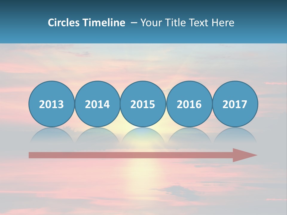 Sea Sunrise Older PowerPoint Template
