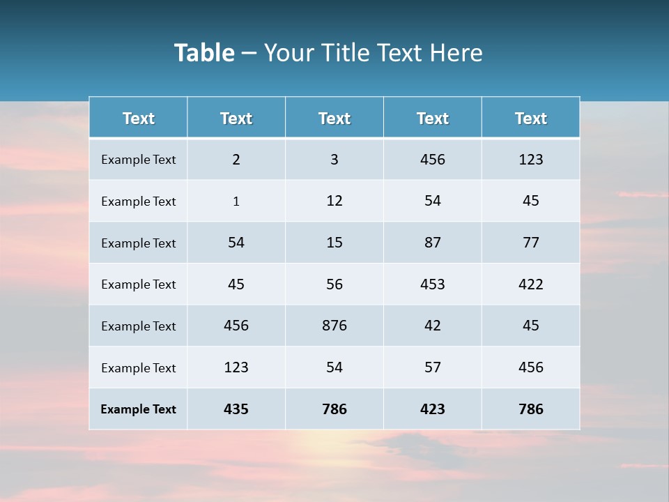 Sea Sunrise Older PowerPoint Template