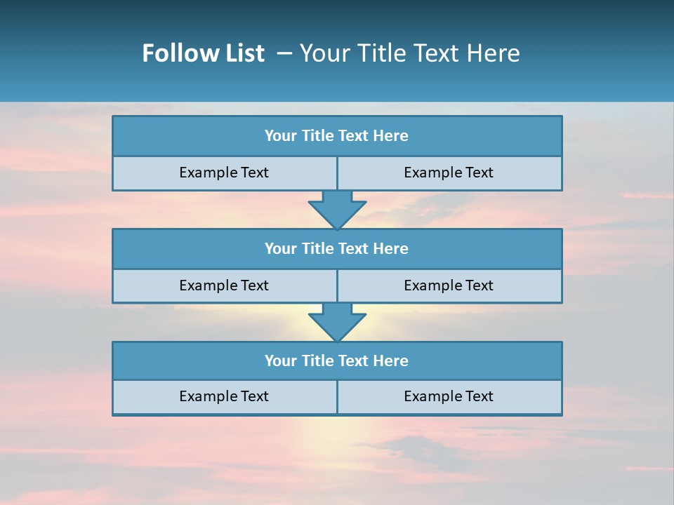 Sea Sunrise Older PowerPoint Template