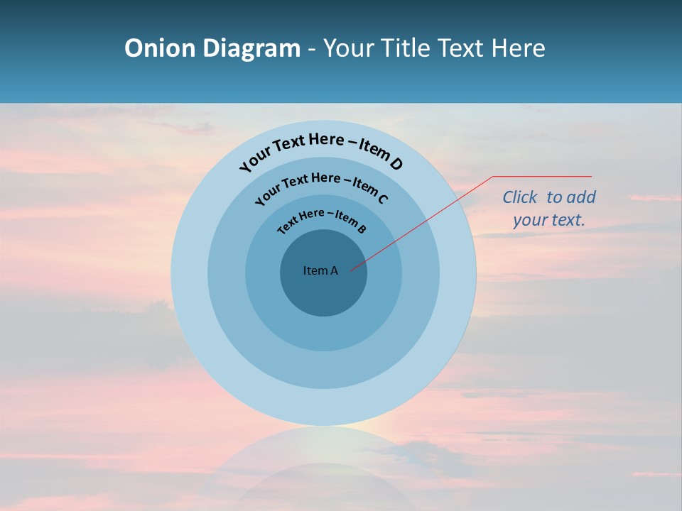 Sea Sunrise Older PowerPoint Template