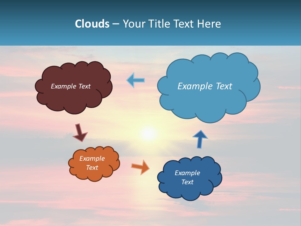 Sea Sunrise Older PowerPoint Template