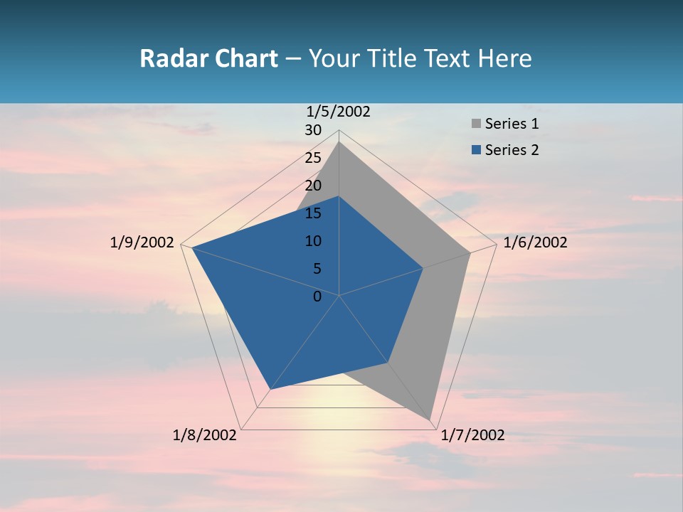 Sea Sunrise Older PowerPoint Template