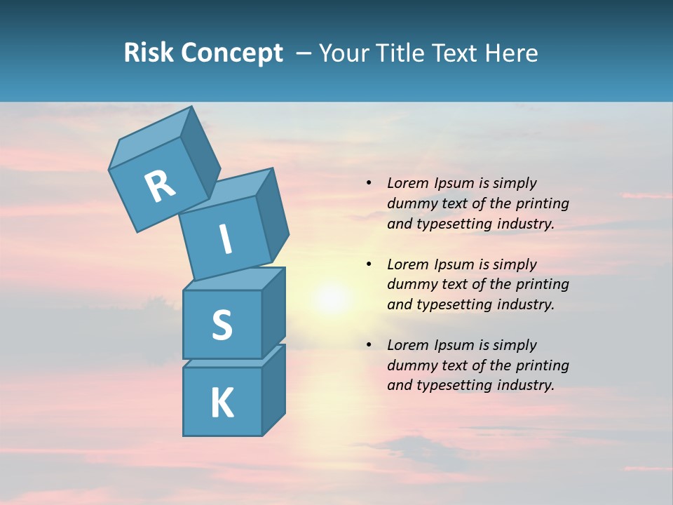 Sea Sunrise Older PowerPoint Template