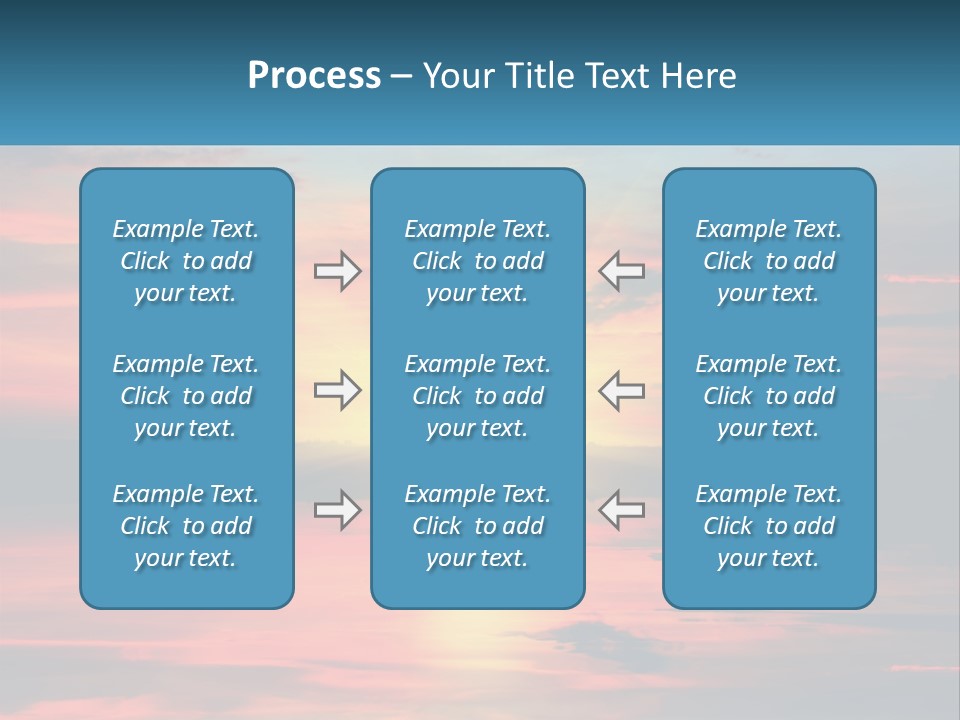 Sea Sunrise Older PowerPoint Template
