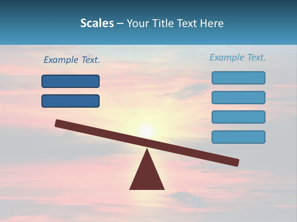 Sea Sunrise Older PowerPoint Template