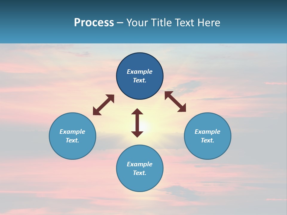 Sea Sunrise Older PowerPoint Template