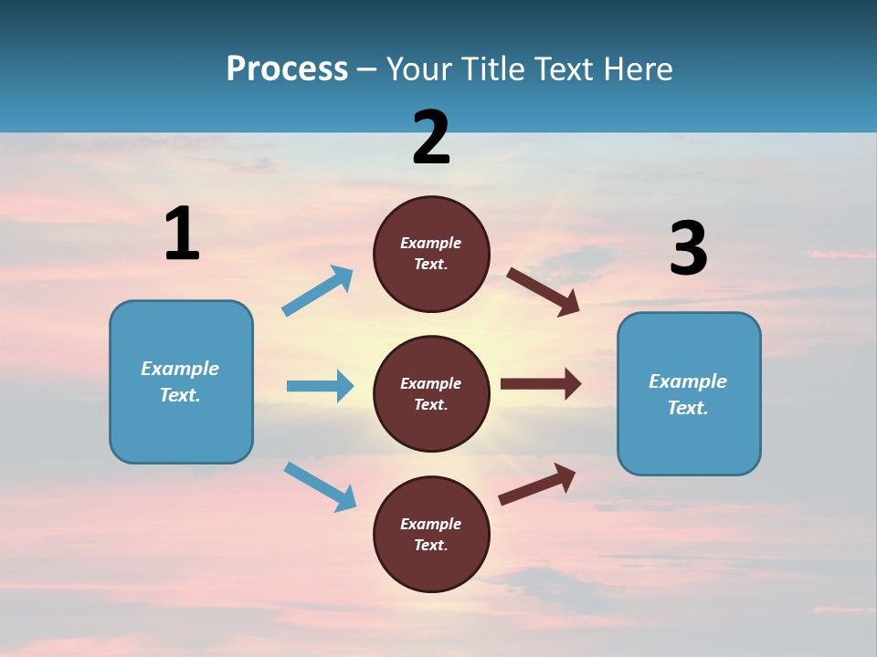 Sea Sunrise Older PowerPoint Template