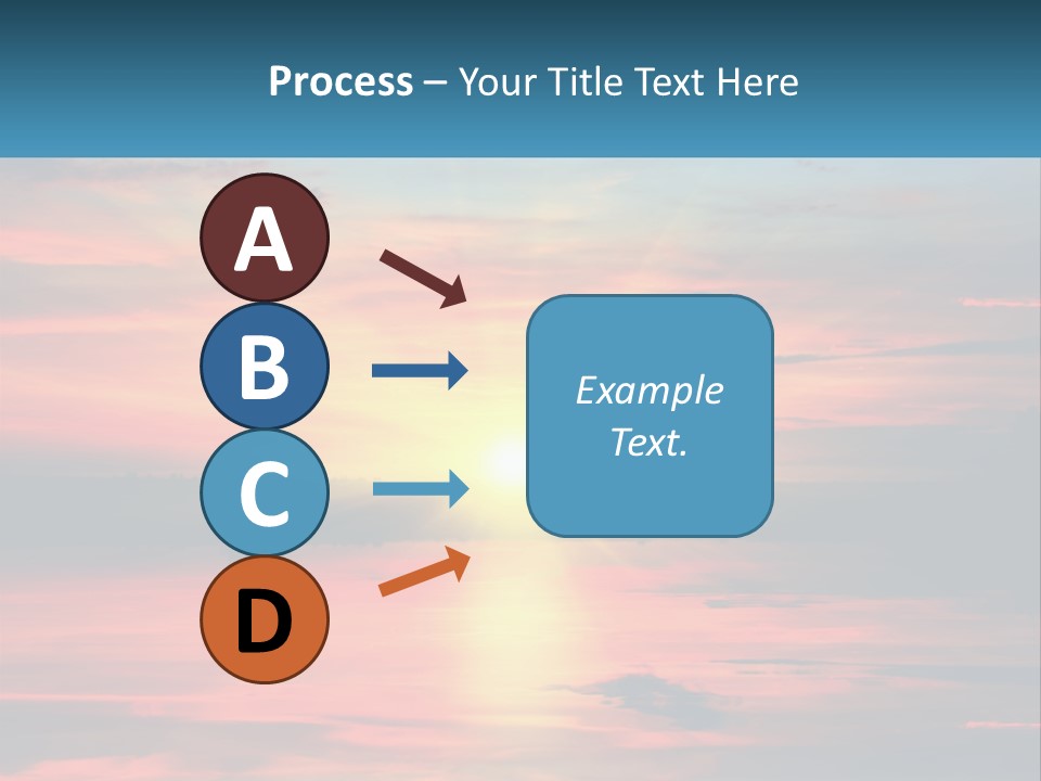 Sea Sunrise Older PowerPoint Template