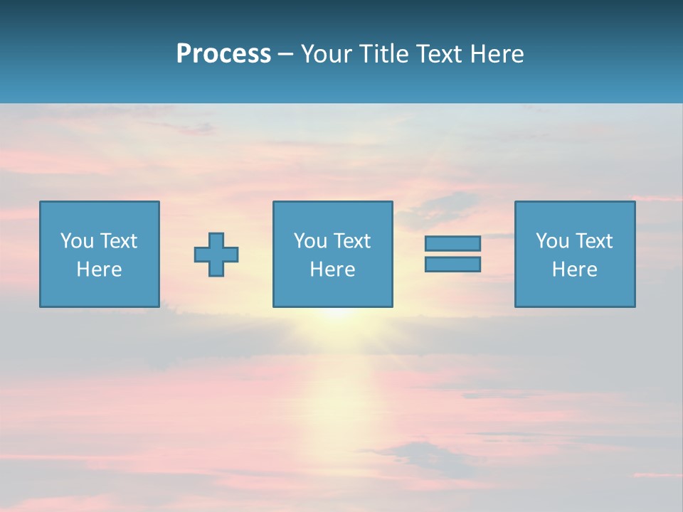 Sea Sunrise Older PowerPoint Template