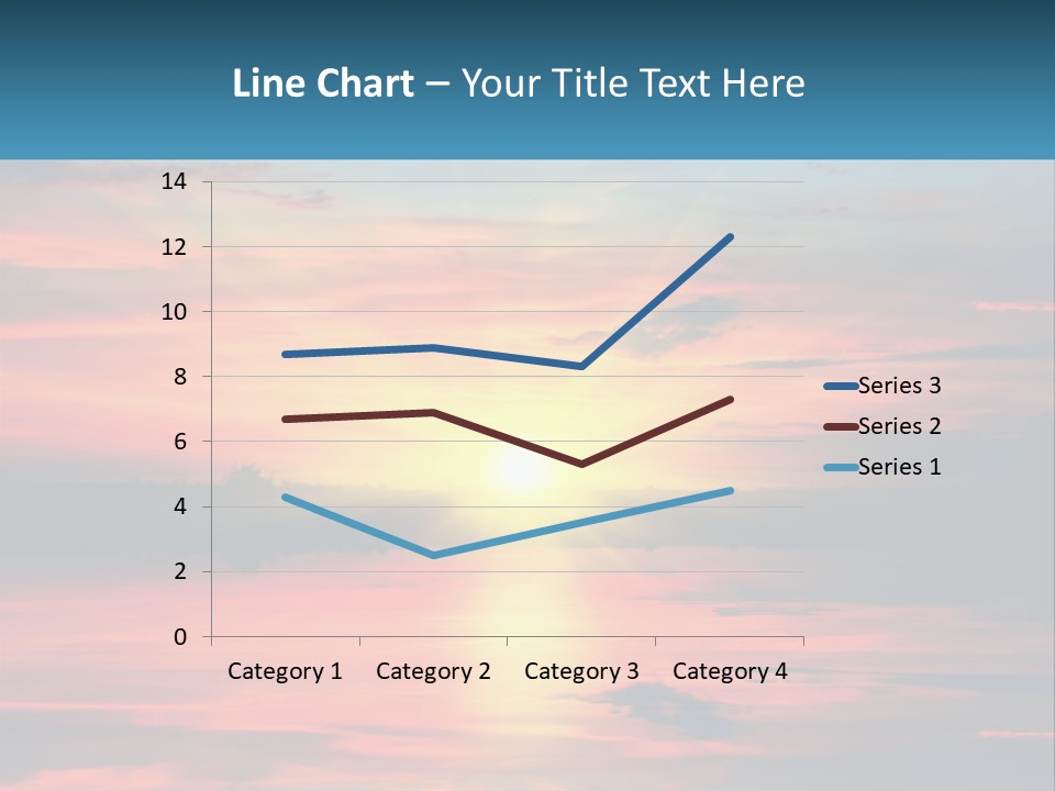 Sea Sunrise Older PowerPoint Template
