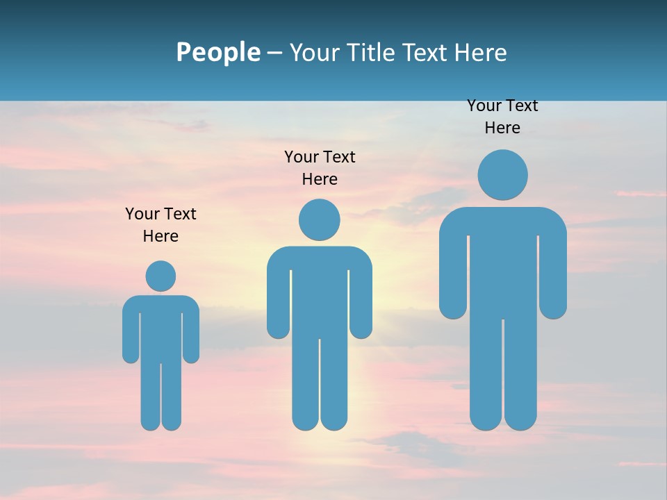 Sea Sunrise Older PowerPoint Template