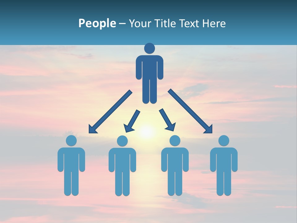 Sea Sunrise Older PowerPoint Template