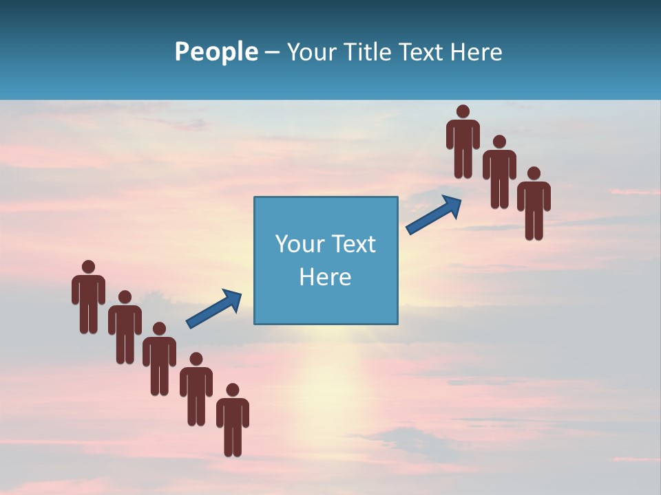 Sea Sunrise Older PowerPoint Template