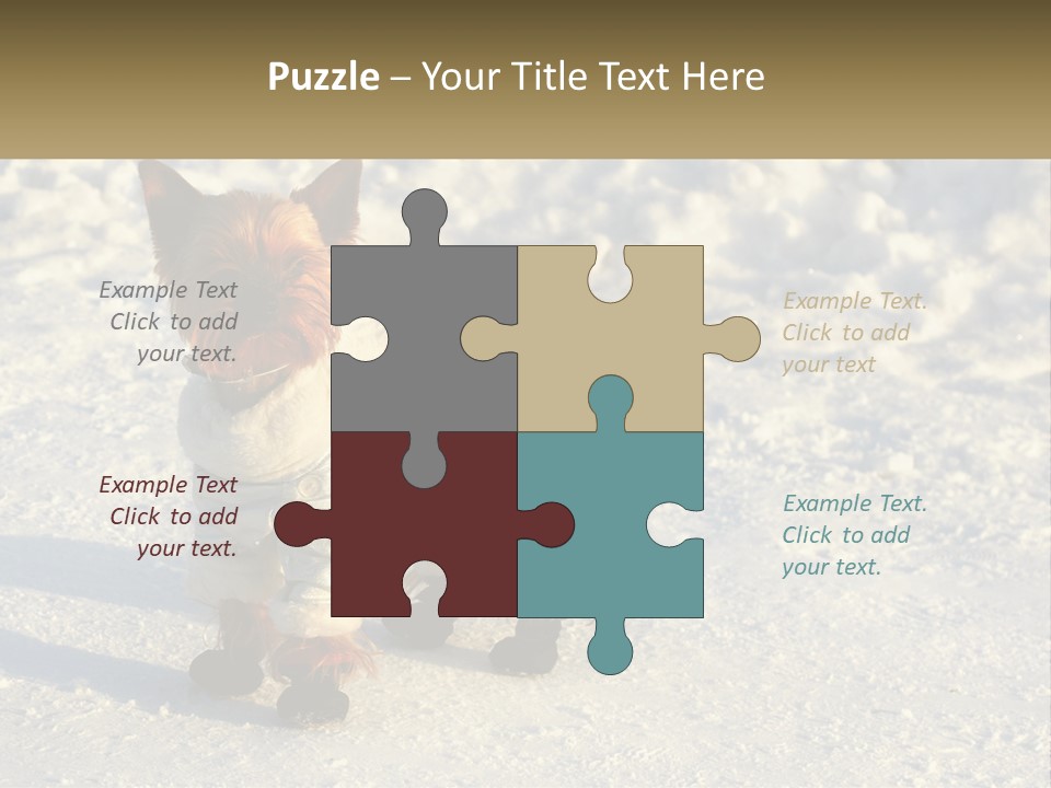 Wave Coast Sand PowerPoint Template