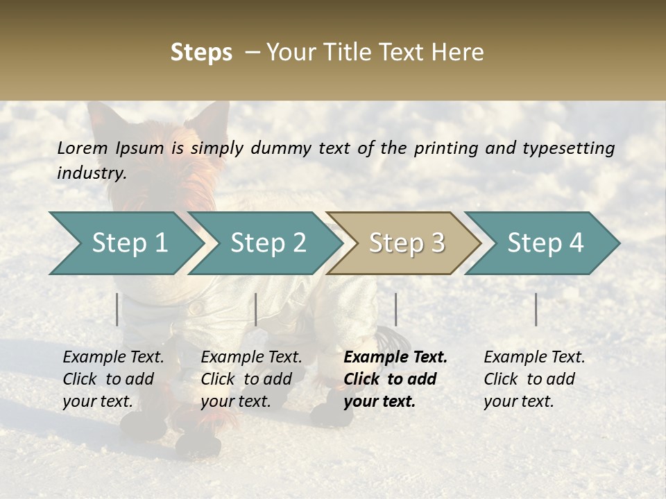 Wave Coast Sand PowerPoint Template
