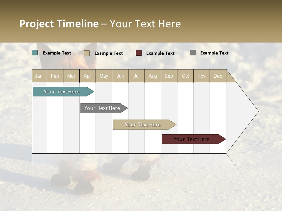 Wave Coast Sand PowerPoint Template