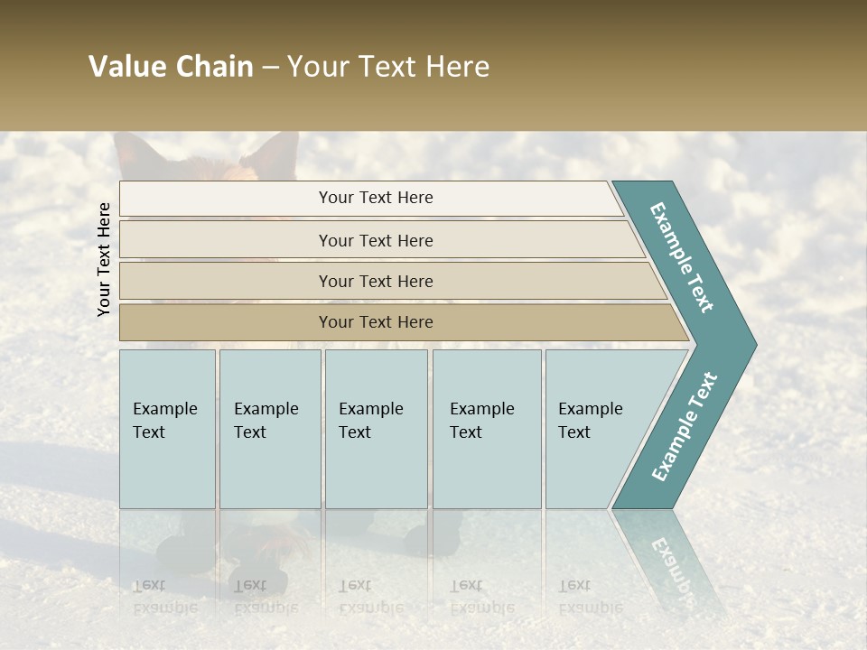 Wave Coast Sand PowerPoint Template