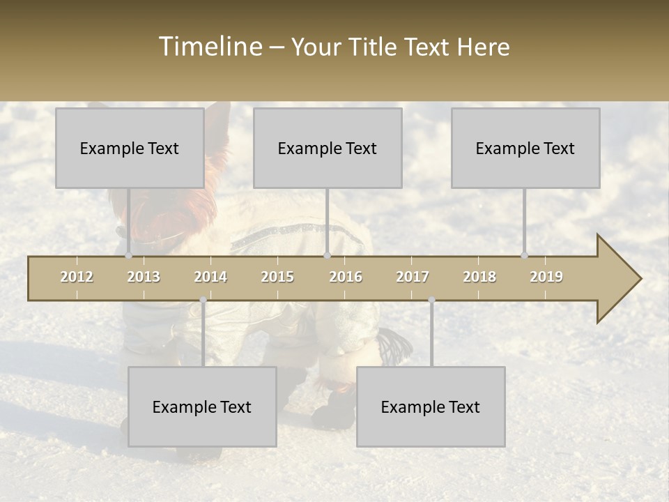 Wave Coast Sand PowerPoint Template