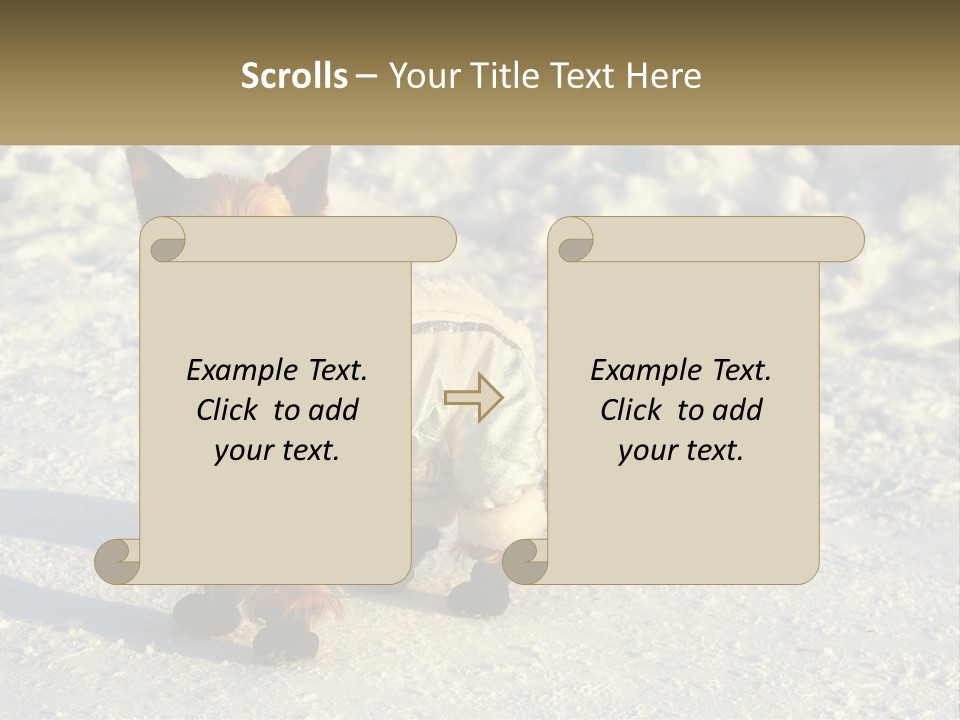 Wave Coast Sand PowerPoint Template