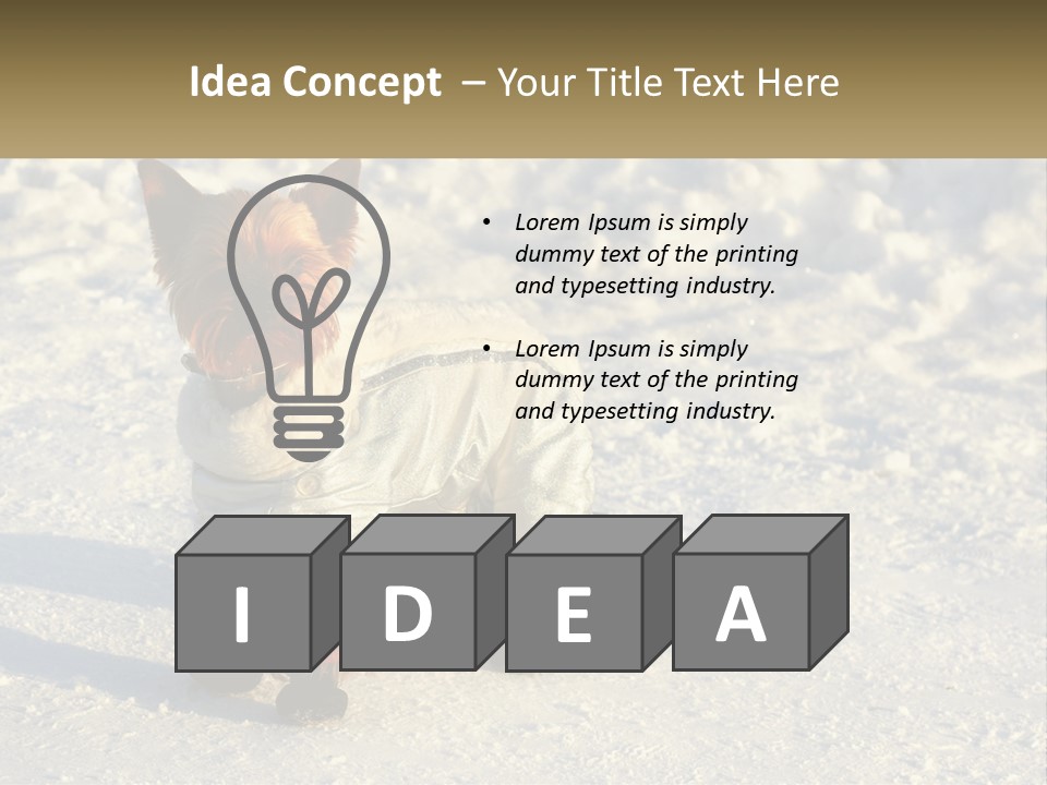 Wave Coast Sand PowerPoint Template