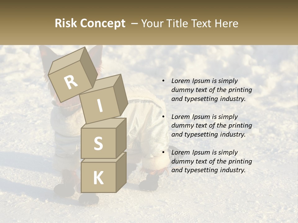 Wave Coast Sand PowerPoint Template