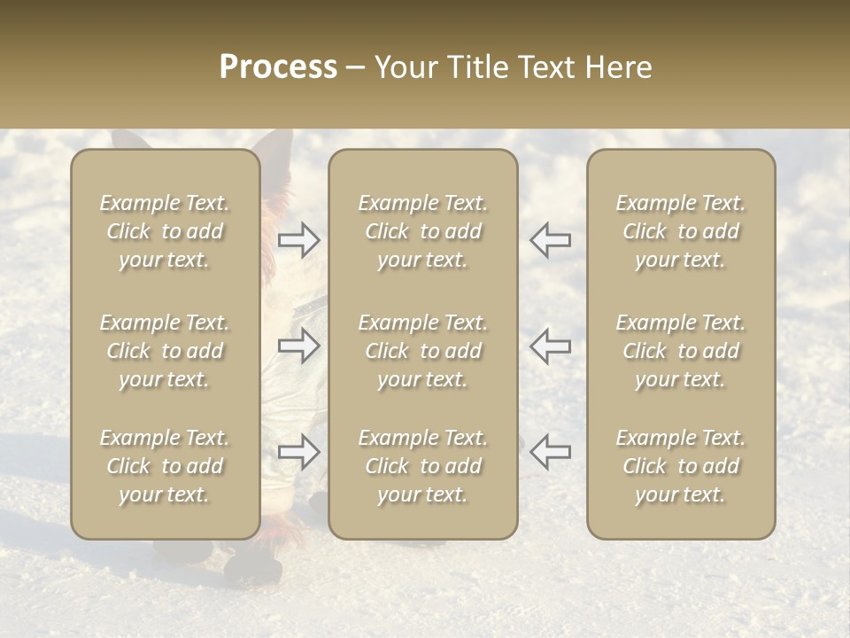 Wave Coast Sand PowerPoint Template