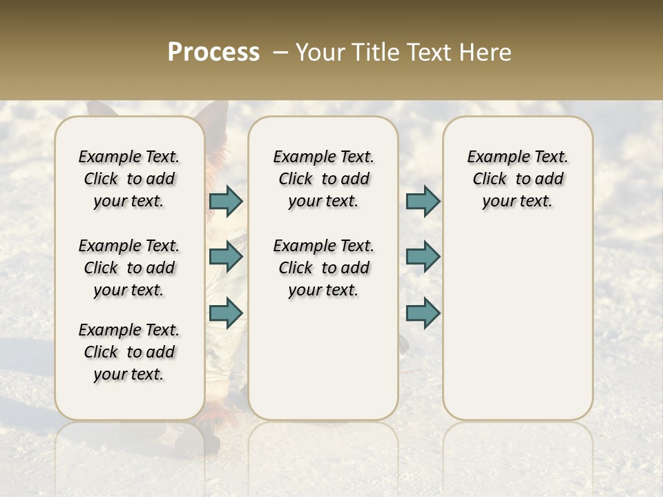Wave Coast Sand PowerPoint Template